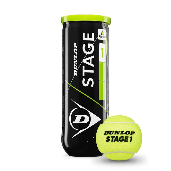 Dunlop Stage 1 GROEN 24x3-tin - Tennis Supplies